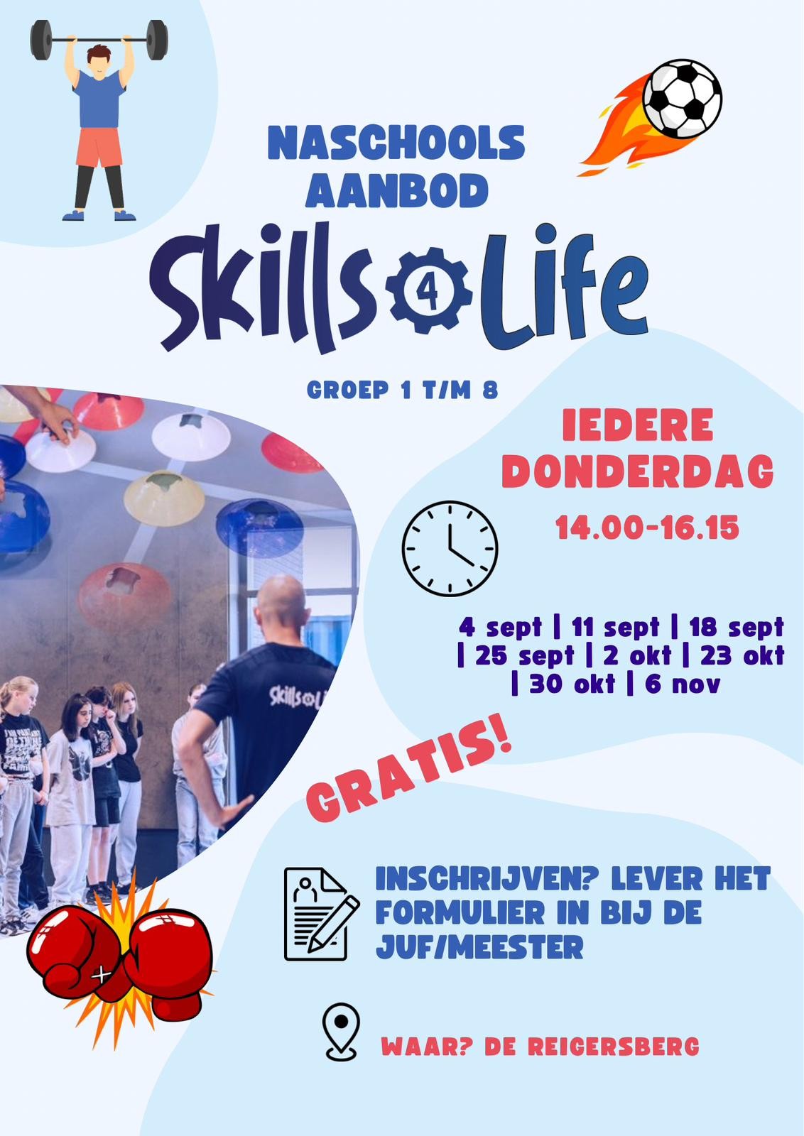Bij OBS de Reigersberg in Rilland stopt het programma niet na afloop van de les, maar is er een naschools programma Bij OBS de Reigersberg in Rilland stopt het programma niet na afloop van de les, maar is er een naschools programma